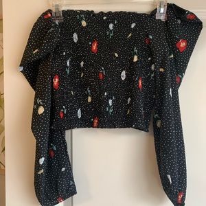 Abercrombie & Fitch off the shoulder top